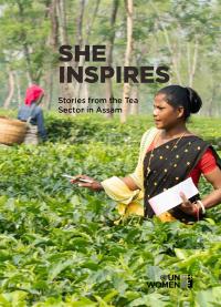 Cover of She Inspires a webzine of UN Women in India