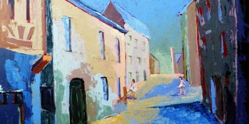 Claire Fresson : Ballerines au porche vert