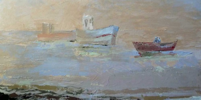 Tableau Claire Fresson : Brume à Penerf 2